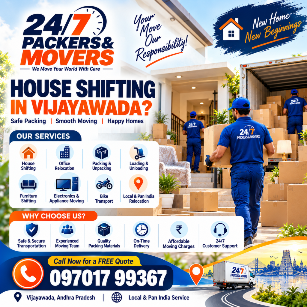 24/7 Packers and Movers